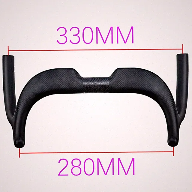 14° Carbon Road Bike Handlebars Racing Bike Handlebar Sprint Handlebars 31.8mm
