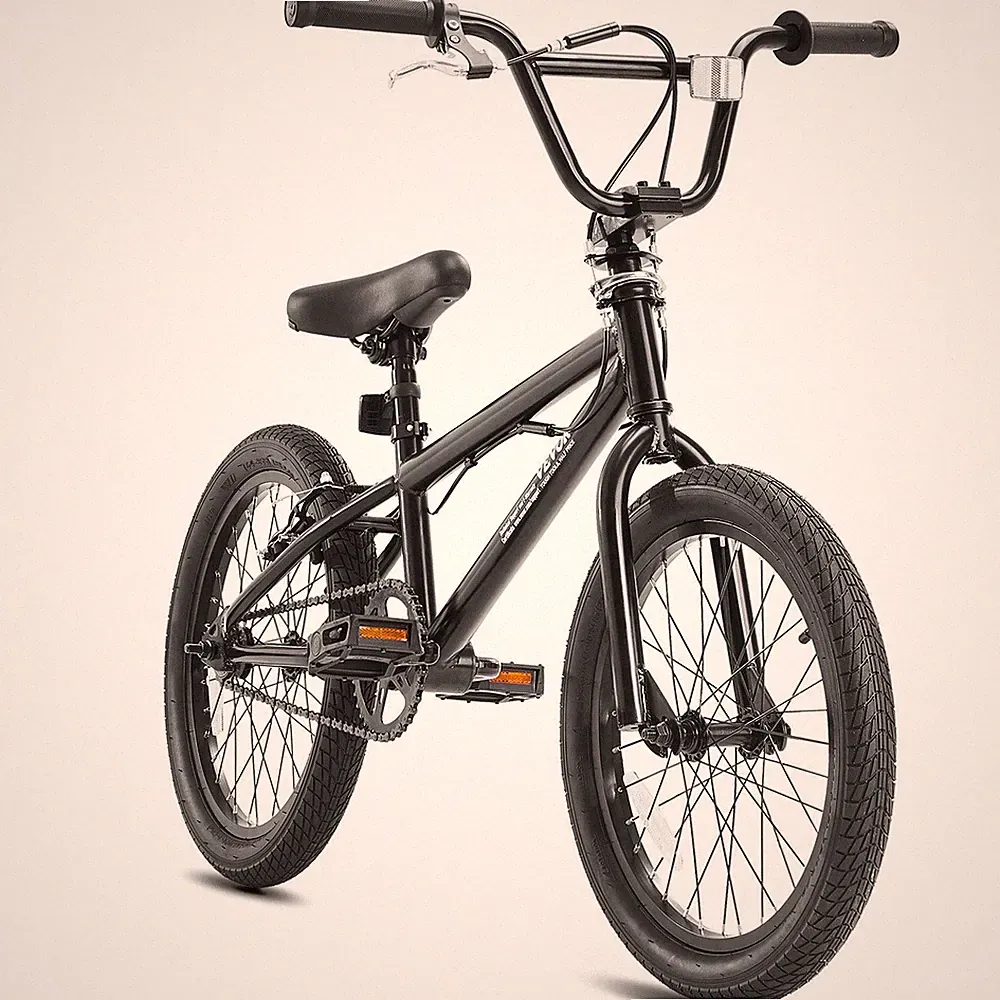 18-Inch BMX Bike Freestyle Bike Men Kids BMX Bicycle Hi-Ten Steel Frame