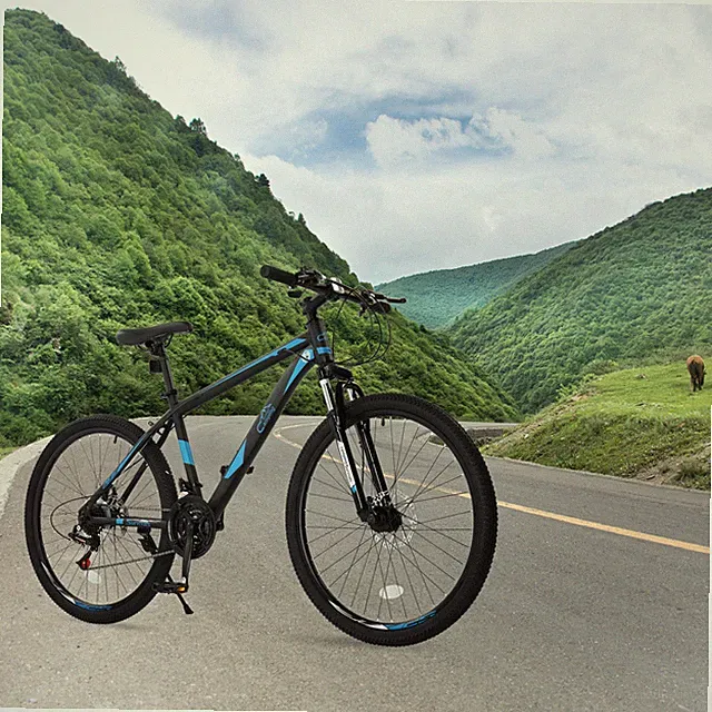 26" 21-Speed​​ High Carbon Steel Mountain Bike Sport Cycling MTB Bicycle