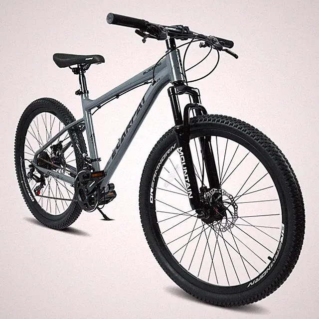 26" Mountain Bike with Disc Brakes Carbon Steel Frame 21 Speed MTB Road Bicycle