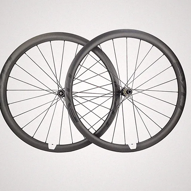38*25mm 700C Cyclocross/ Road Bike Carbon Wheels with Center Lock Disc Brake Hub