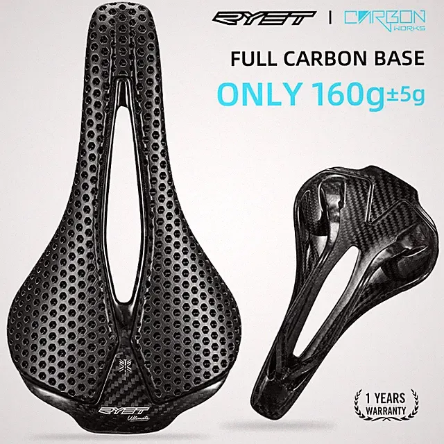 3D Printed Bicycle Saddle Ultralight EVA Carbon Saddle 250x140mm Bike Seating
