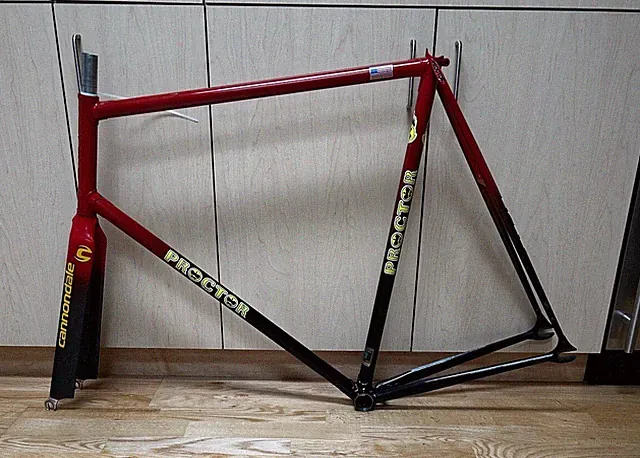 59cm Proctor Townsend Fixed Gear Track Frame Cannondale Fork Pista NJS Reynolds