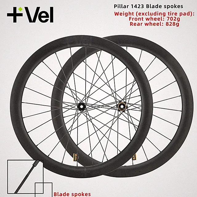 700C Carbon Fiber Road Bike Whees Center Lock Disc Brake Ultra-light Wheelset