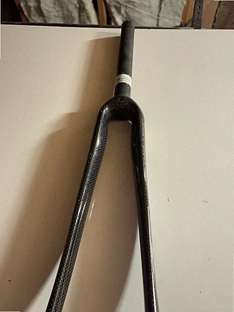 BIANCHI CARBON CARBON FORK THREADLESS 1"X7.75” STEER-TUBE 700C RIM BRAKE VINTAGE