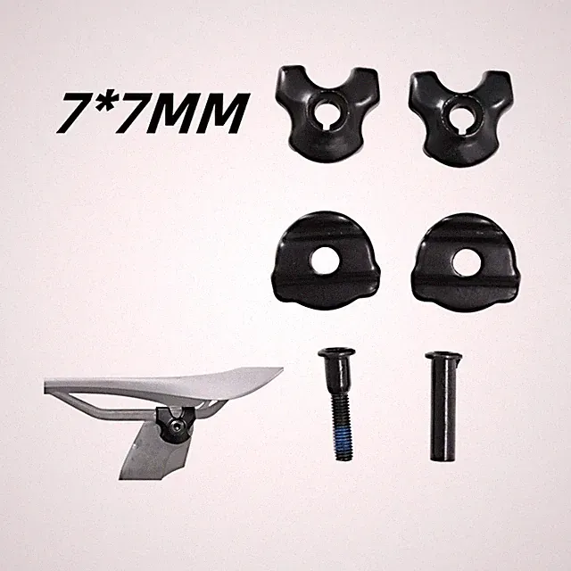 Bike Seatpost Clamp For Carbon Saddle Rails 7x9 7x7mm Bicycle Oval/Round Clip US