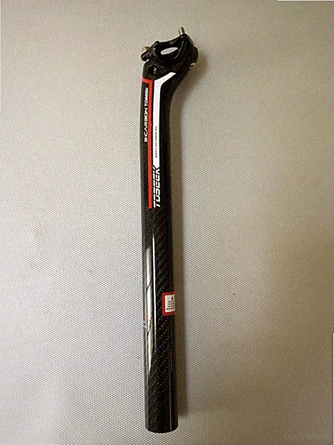 Brand New Toseek Carbon Fiber Road Bike Seatpost 31.6 Dia x 350 L mm