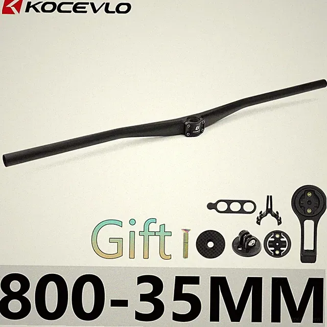 Carbon AM MTB Handlebar Mountain Bike Integrated Riser Handlebar UD Matt 800mm