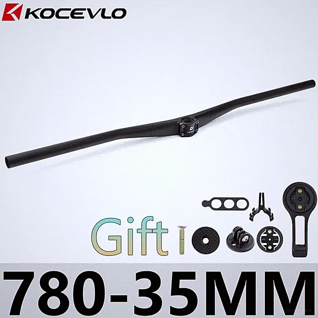 Carbon Fiber Integrated Handlebar Mountain Bike XC Handlebar with Computer Stand