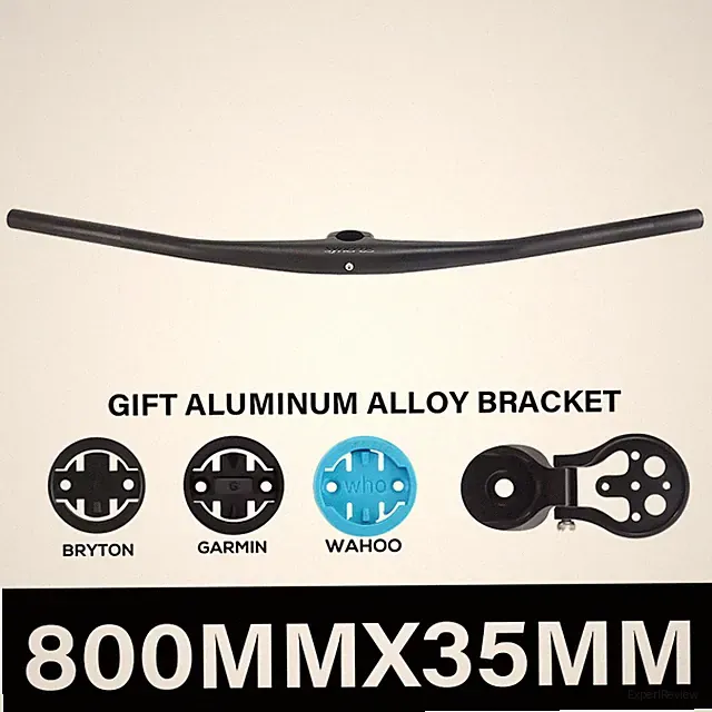 Carbon Mountain Bike Integrated Handlebar UD Matt 720-800mm with Computer Mount