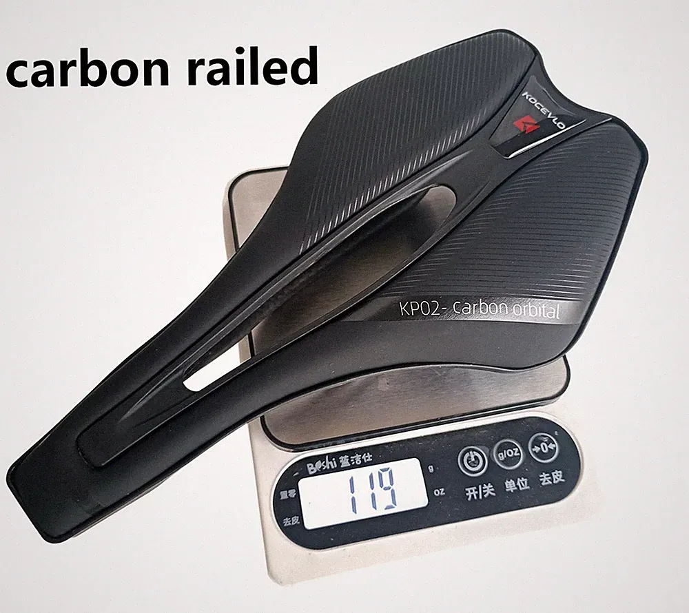Carbon & Steel Railed Bike Saddle Short nose Lightweight Road MTB bicycle saddle