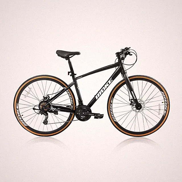 DEYGIA Hybrid Bike, 24-Speed 700C Wheel Hybrid Bicycle with Dual Disc Brakes,...