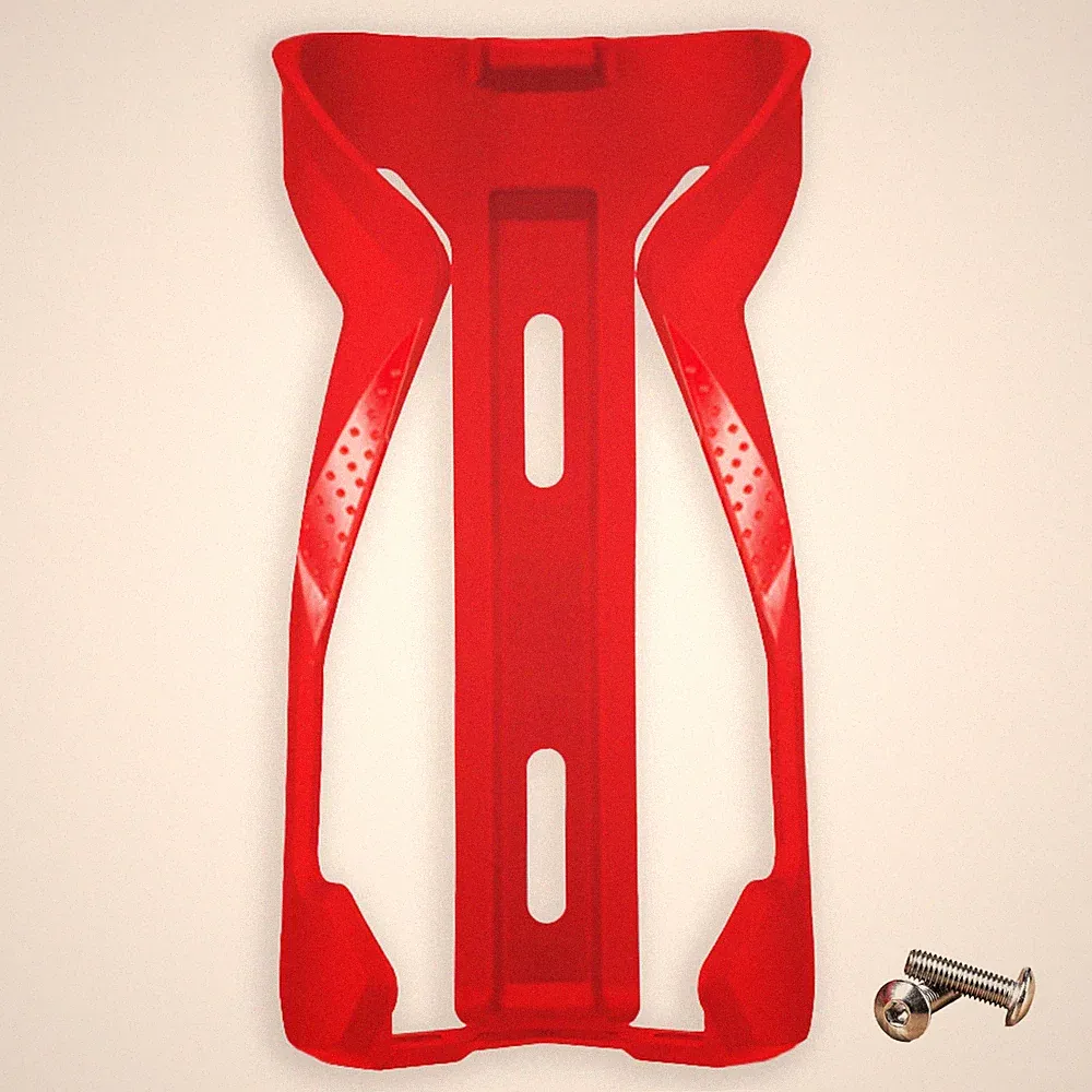 Light Weight Carbon Composite Water Bottle Cage - Red