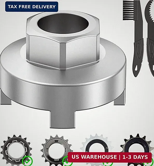Pawfly Bike Single Speed Freewheel Removal Tool with Sprocket & Chain Cleaning B