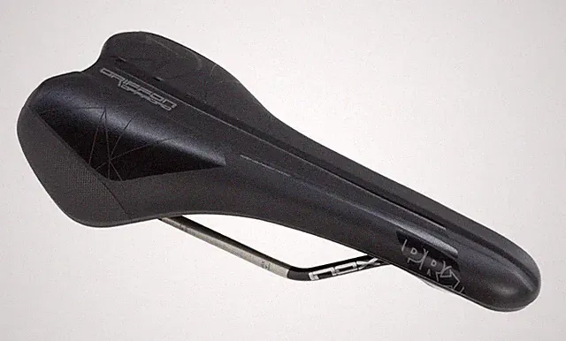 PRO Griffon Offroad Bike Saddle 132mm INOX Rails Carbon Shell MTB XC Gravel CX