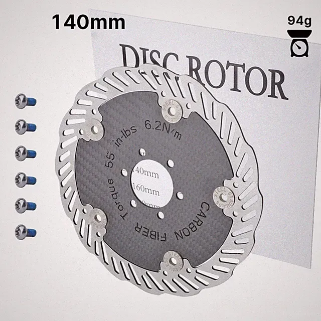 Road bike mountain bike ultra-light carbon fiber disc six-bolt center lock disc