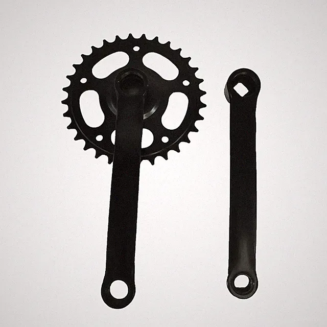 Single Speed Crankset for Mountain Road Bike Fixed Gear Bicycle Folding Bicycle(
