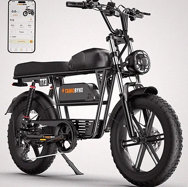 Tamobyke T73MAX Electric Bike for Adults 1500W 33MPH 48V 36.4Ah 20" Fat Tire