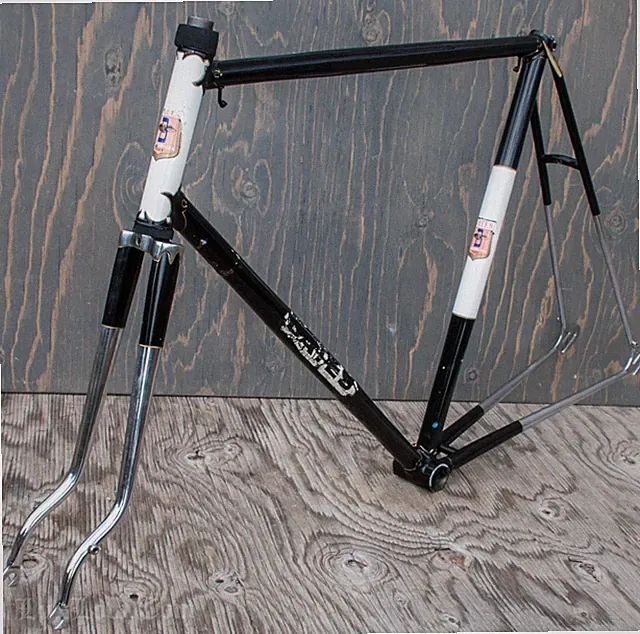 Vintage Bates BAR Cantiflex RoadBike FRAME Diadrant FORK Reynolds? Steel Bicycle