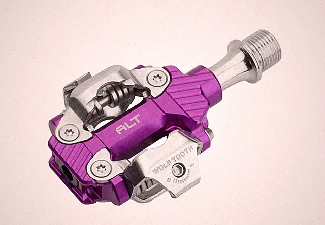 Wolf Tooth ALT XC SPD Clipless Pedals - Purple - Made in USA