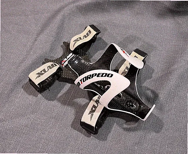 XLAB Torpedo Carbon Water Bottle Cage Mount & Bottle Cage TT/Tri Aerobar Mount