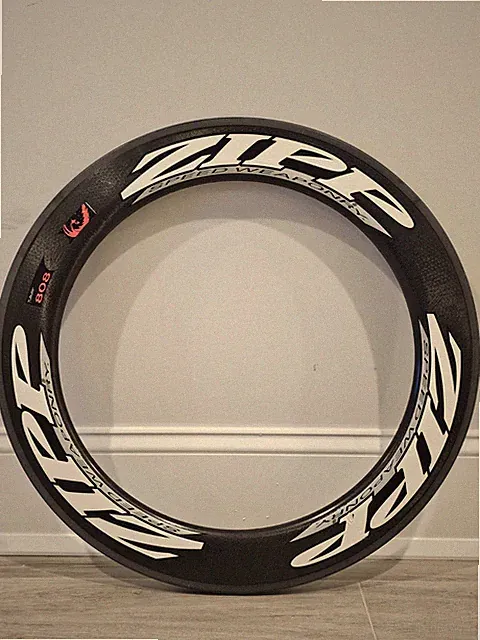 Zipp 808 Firecrest Carbon Tubular Rim 700c 24H Rim Brake NOS Brand New